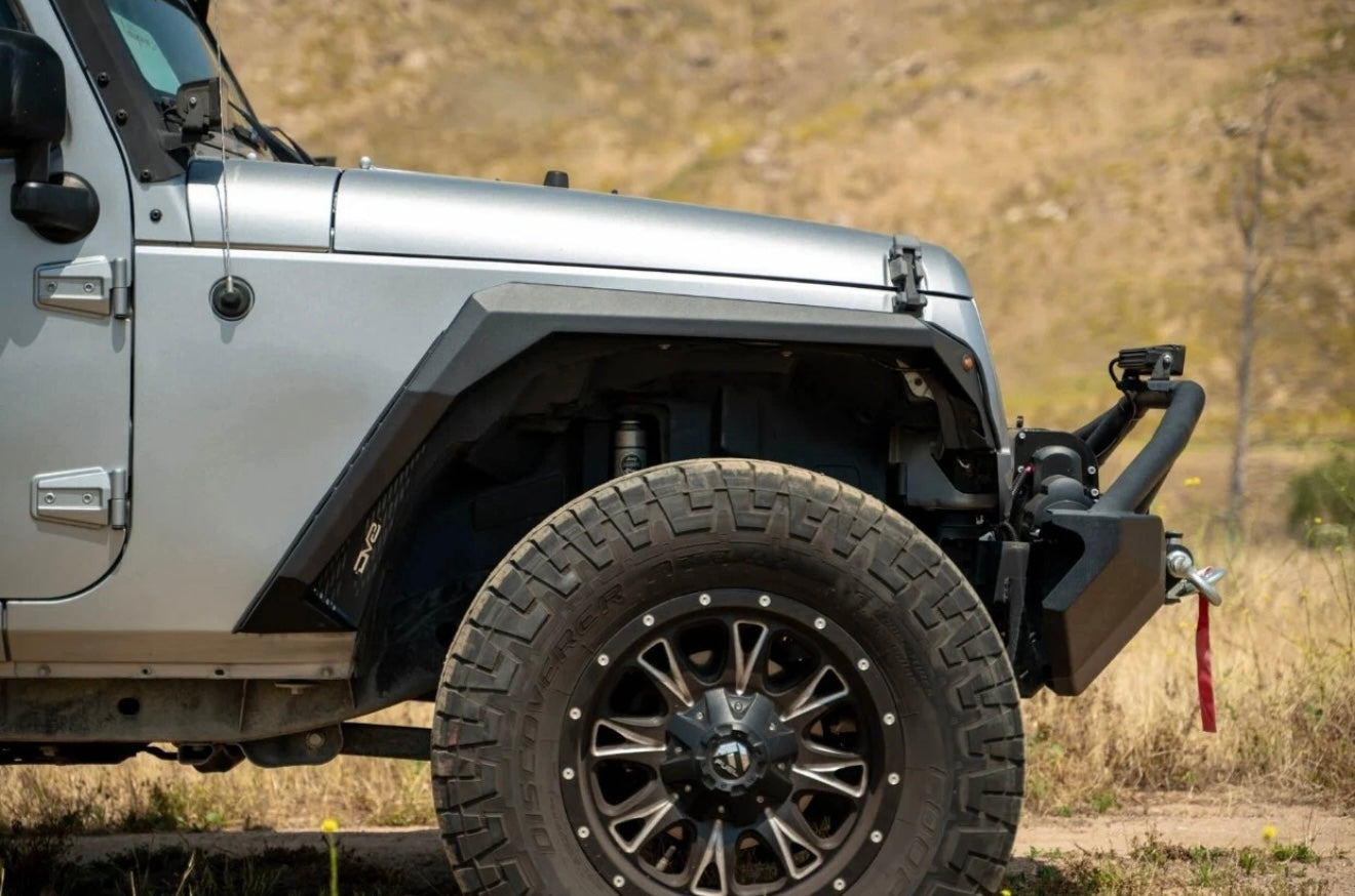 DV8 Armor Fenders Flares Jeep JK 07-2018 Set de 4