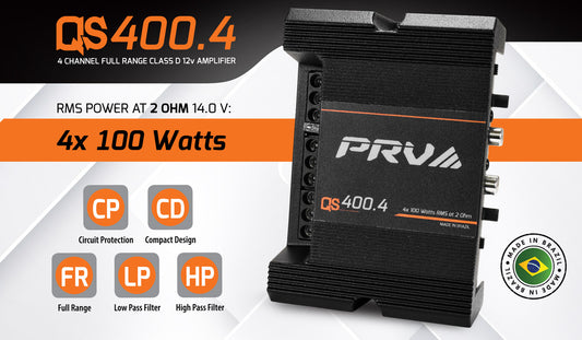 PRV Amplificador QS400.4