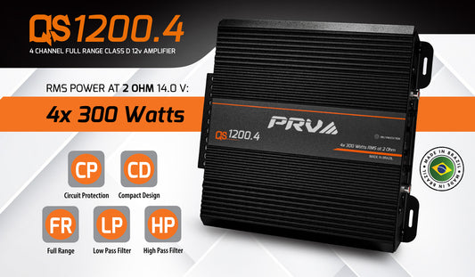 PRV Amplificador QS1200.4