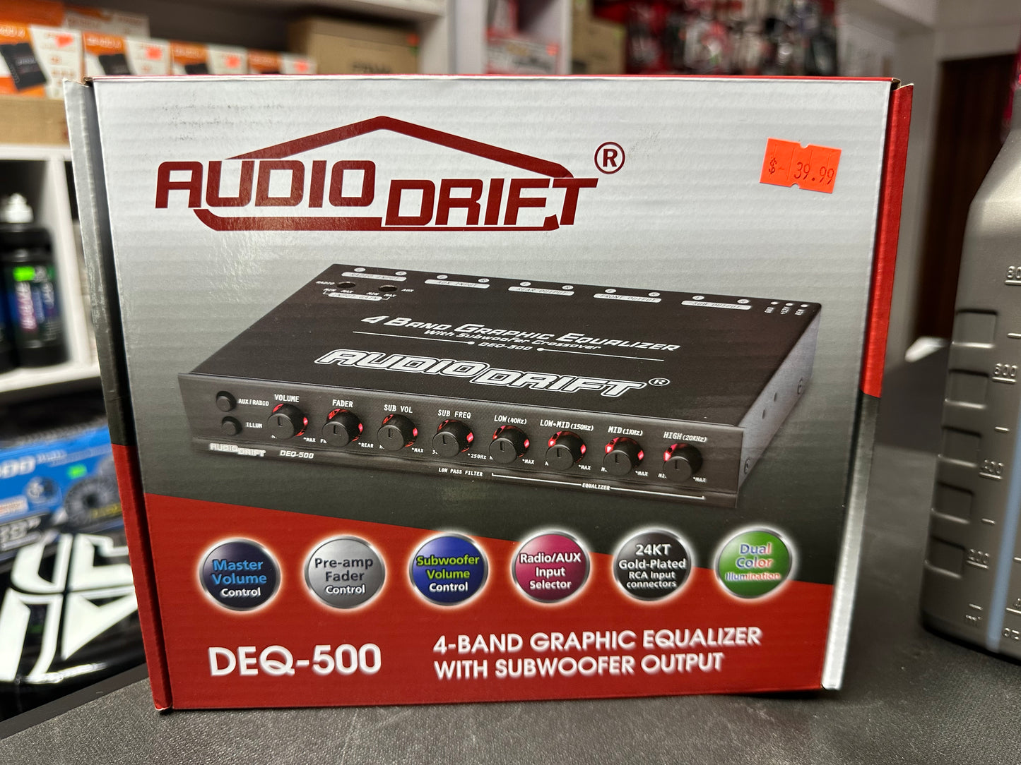 Audio Drift Preamp 4 Bandas DEQ-500