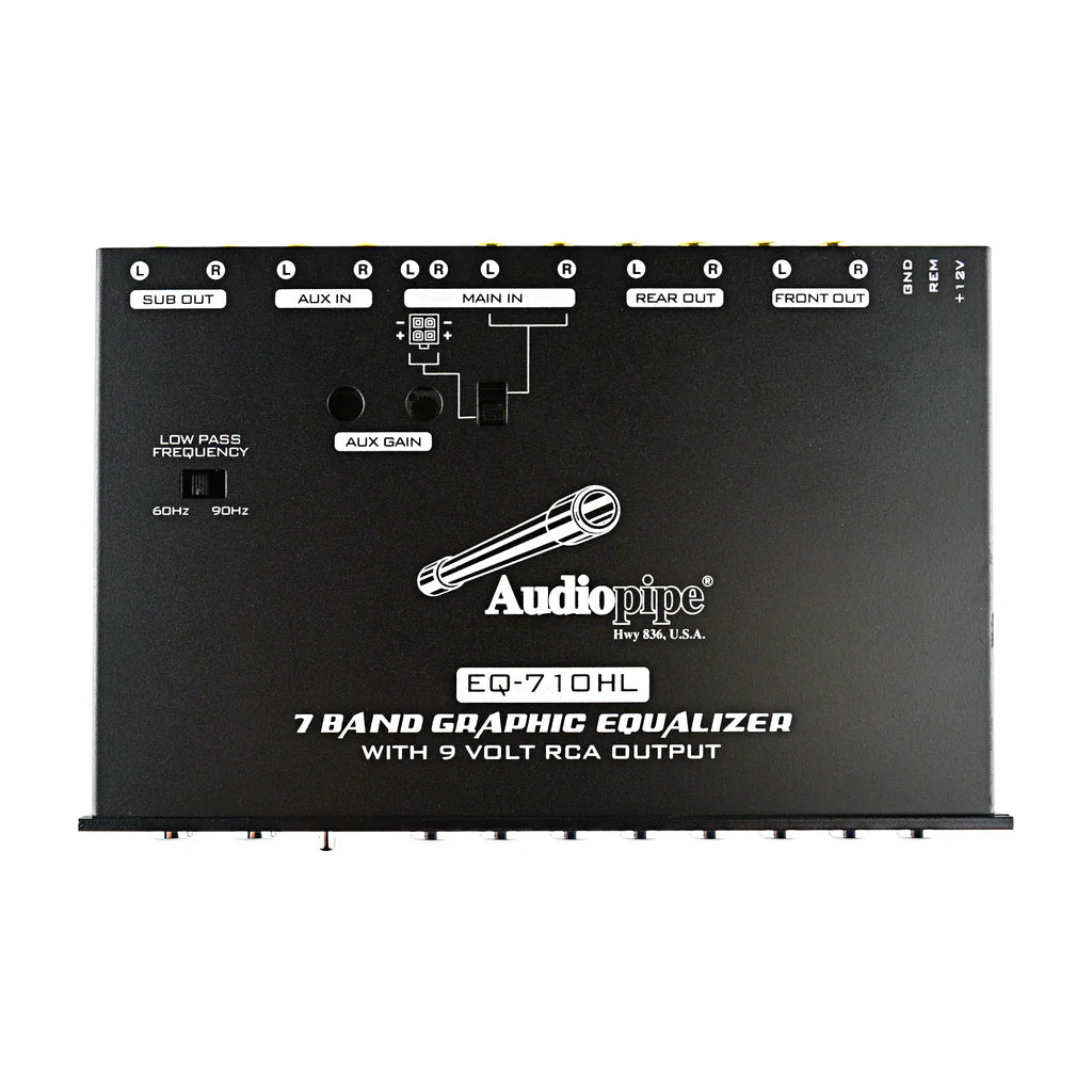 Audiopipe Preamp 7 Bandas EQ-710Hl