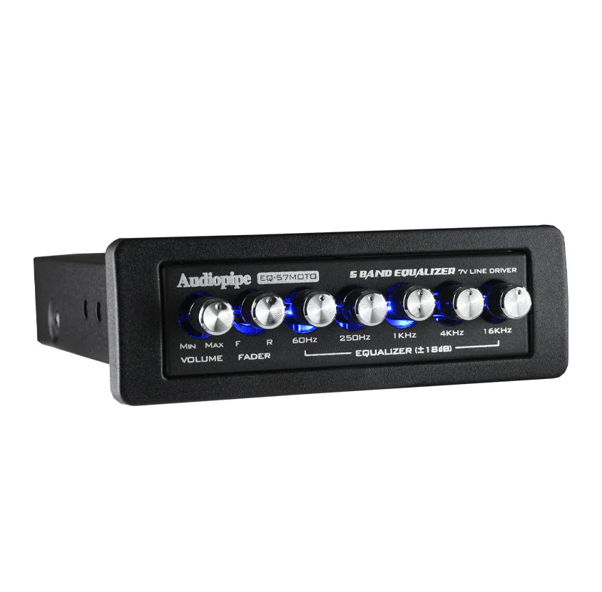 Audiopipe Preamp 5 Bandas EQ-57MOTO 7V