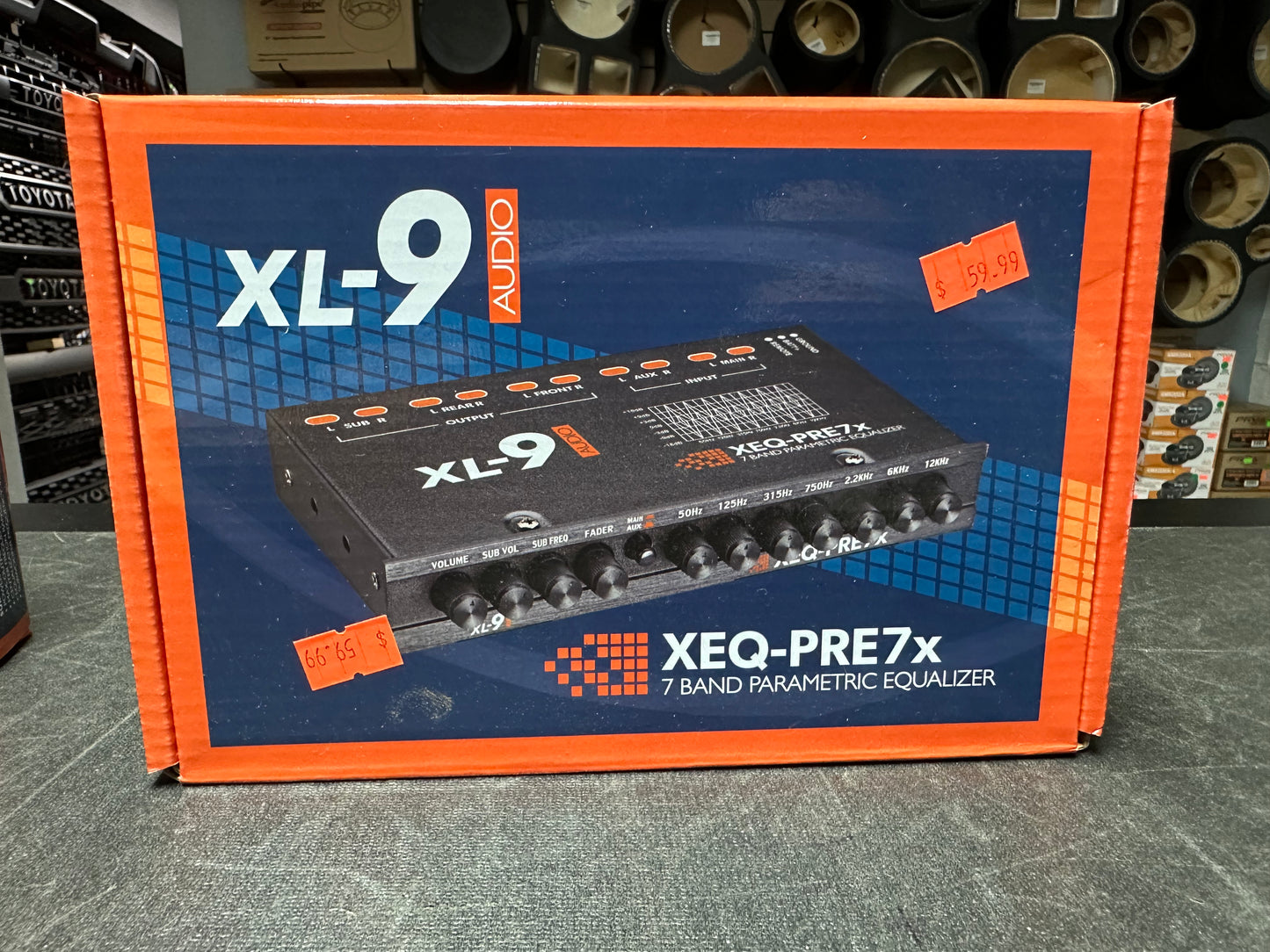 XL-9 Audio Preamp 7 Bandas XEQ-PRE7x