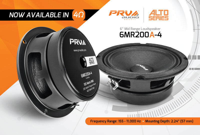 PRV Bocina 6” 6MR200A-4