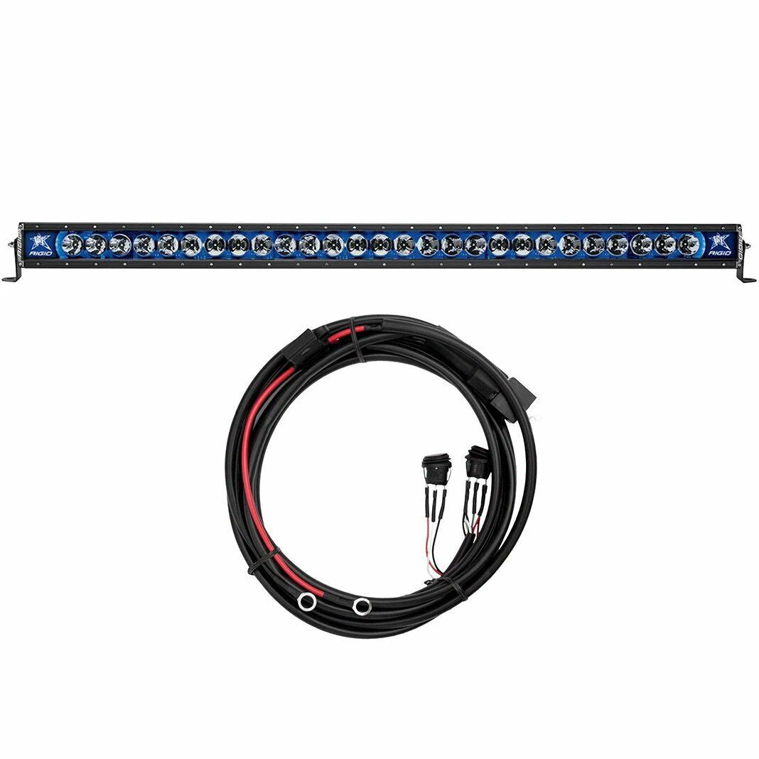 Rigid Industries Radiance 50” LED Light Bar (Red Backlight) con Rabisa