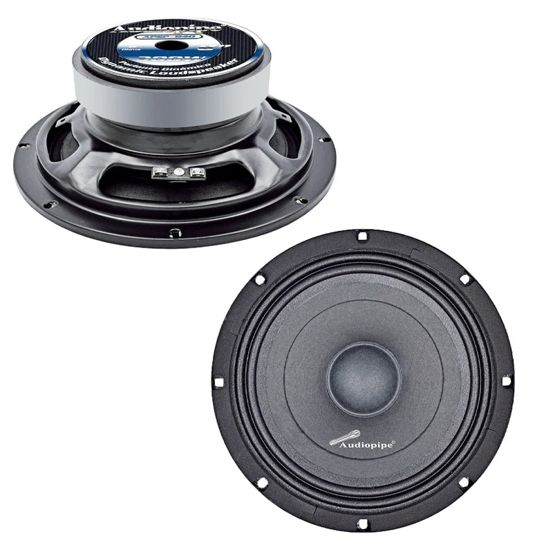 Audiopipe Bocina 8” Slim 300W APSP-840