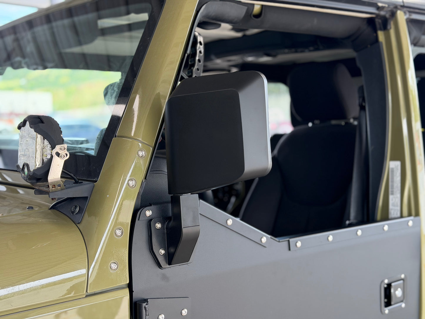Puertas Cortas Jeep JK 07-18 Aluminio 4 Puertas + Retrovisores