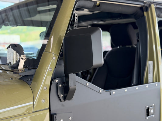 Puertas Cortas Jeep JK 07-18 Aluminio 4 Puertas + Retrovisores