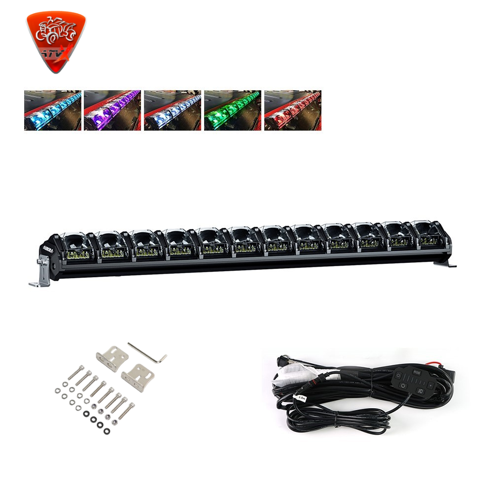 Aurora Led  Evolve LED Light Bar 7-Colores Backlight 10”-20”-30”-40”-50”