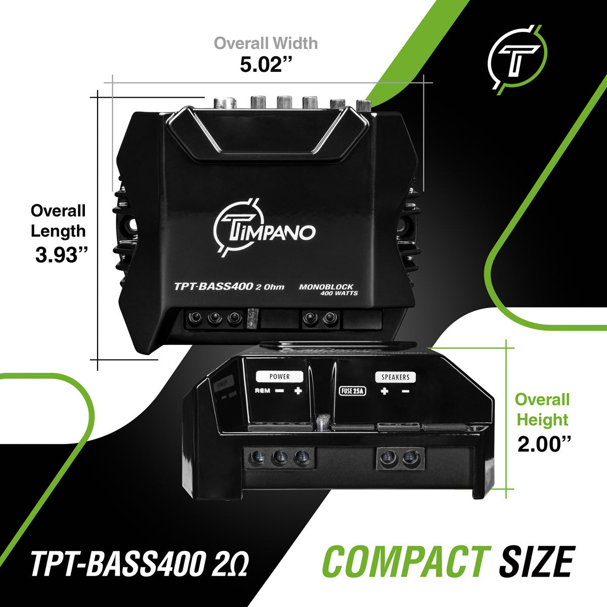 Timpano Amplificador TPT-BASS400 2ohm