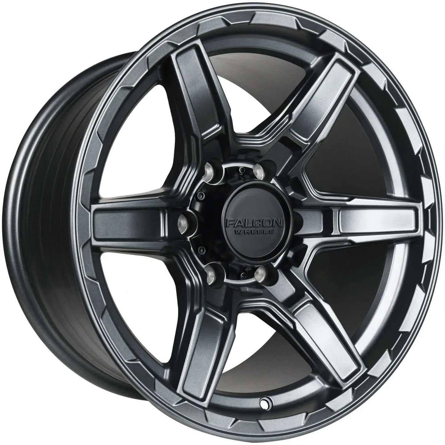 Falcon Wheels T3 17x9 6x139.7 -12ET Set de 4 Aros Black Entrega Gratis a Todo PR