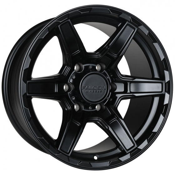 Falcon Wheels T3 17x9 6x139.7 -12ET Set de 4 Aros Black Entrega Gratis a Todo PR