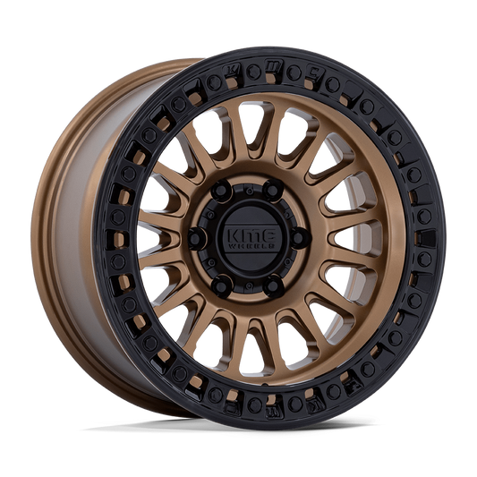 KM552 IMS MATTE BRONZE GLOSS BLACK LIP	 17X8.5	6X139.7	 ET+25mm Buje 106.10 Set de 4 Aros