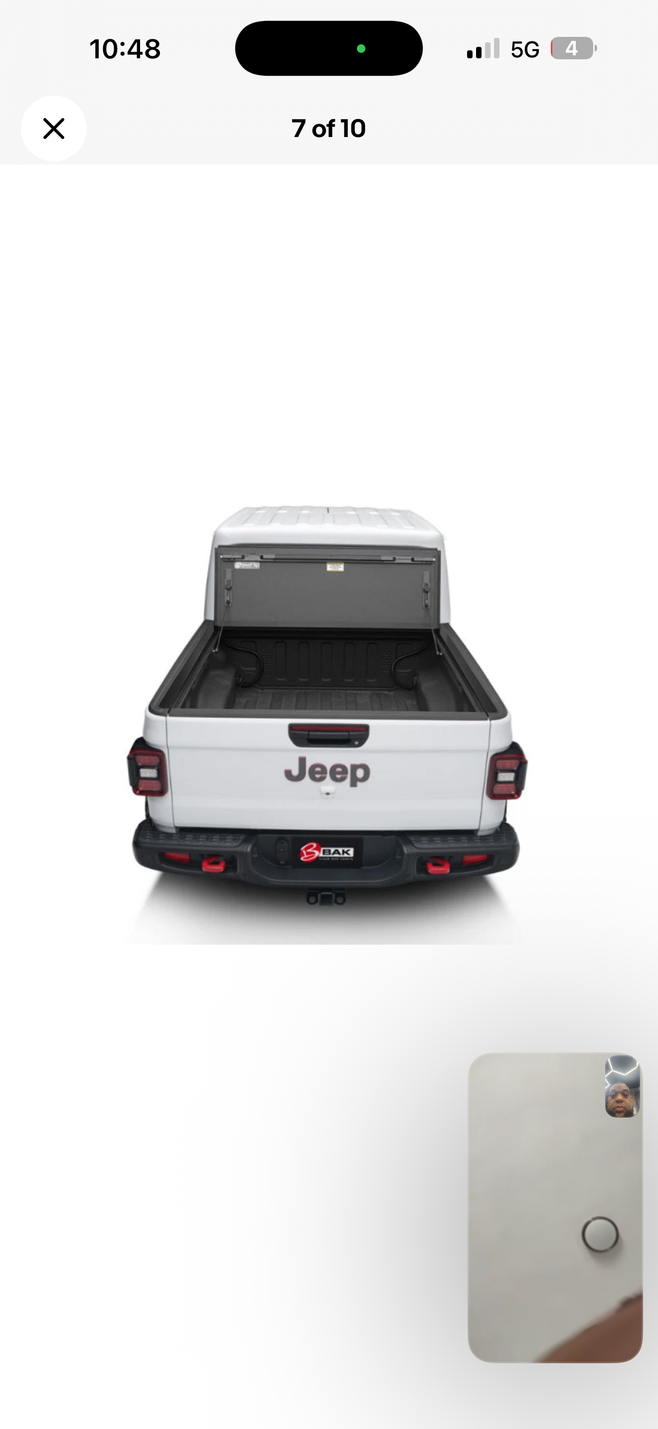 Bakflip G2 Tapa de Cajon Low Profile Jeep Gladiator 2020-2026 Cajon 5’ Made In USA