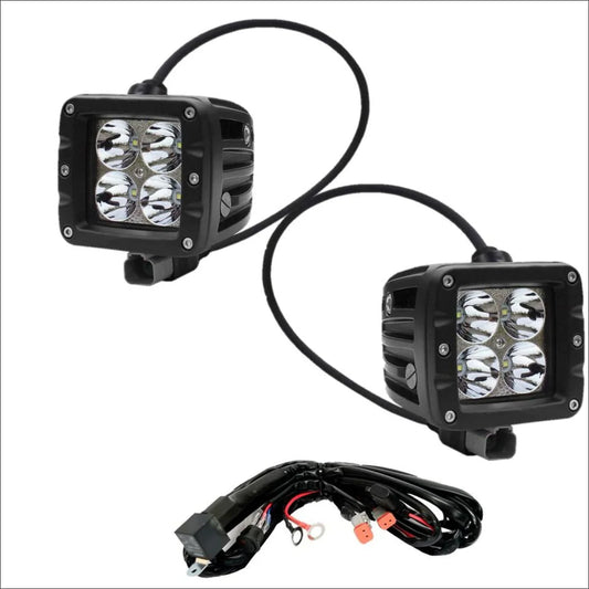 Aurora Pod 3” LED Pod light kit - 3,880 Lumens Flood (2) Par con Rabiza ALO-2-E4T