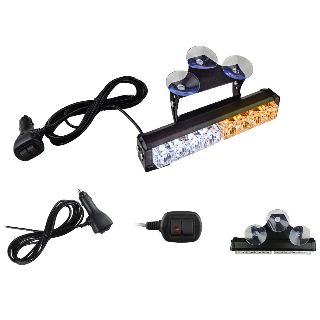 Pipemans NL-LB-EMR-10 Led Bar Strobe Amber/White 10”